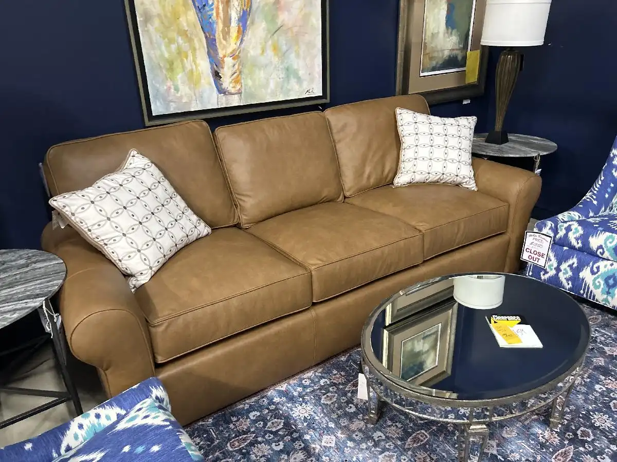 Living room furniture on display at White Furniture Company in Benton, AR