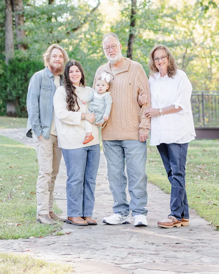 The White family, owners of White Furniture Company in Benton, Arkansas